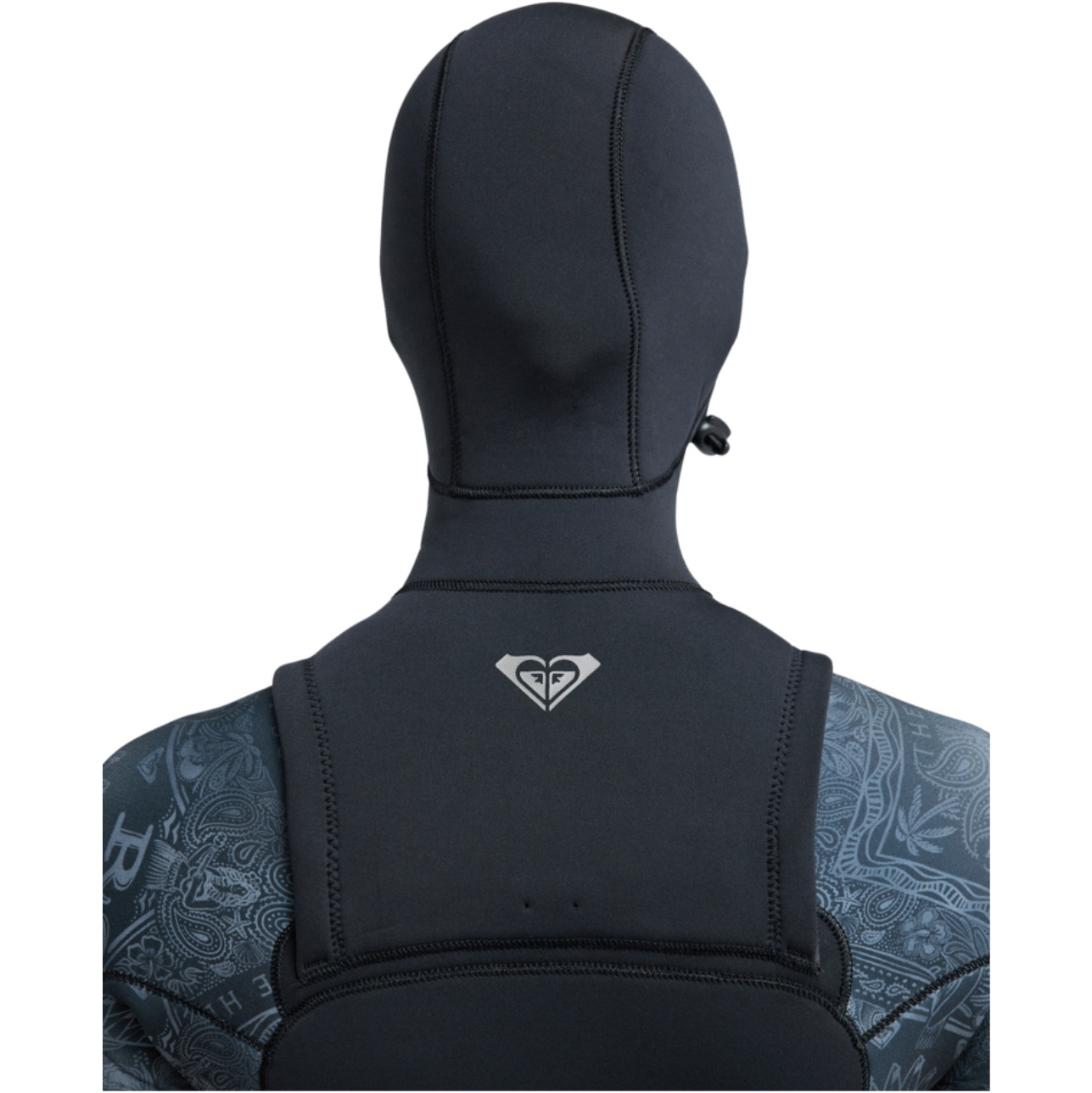 2026 Roxy Womens Swell Natural 5/4mm Chest Zip Hooded Wetsuit 26BW203503 - Bandana